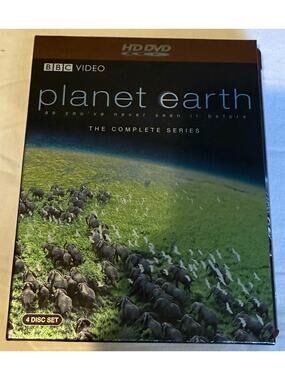 Planet Earth The Complete Series HD DVD 4 Disc Set Narrated David Attenborough